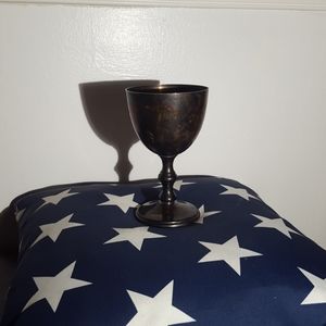 Vintage Silver goblet W S blakinton